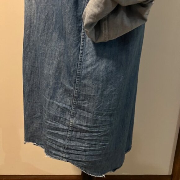 Frank & Eileen Mary Classic Shirtdress famous denim Vintage Stonewashed Indigo - Picture 7 of 10